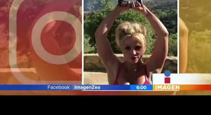 Britney Spears con su cuerpazo envidiable nos enseña cómo entrenar            