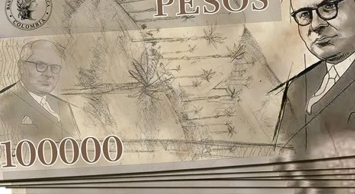 Colombia pone a circular billete de 100 mil pesos