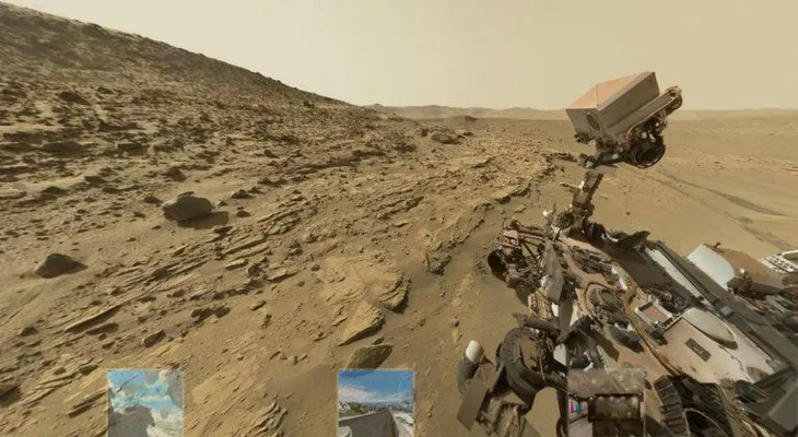 Las selfies llegaron hasta Marte: el Curiosity se tomó una autofoto