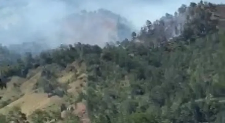 Residentes de Manabao denuncian incendios en zonas montañosas para sembrar productos agrícolas