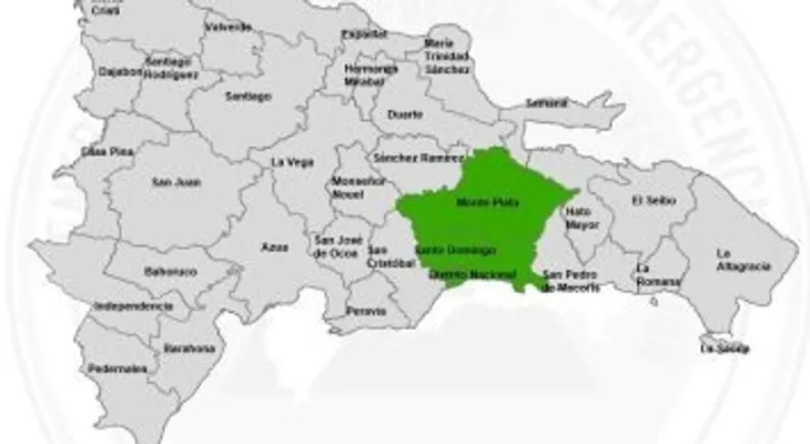 COE activa alerta verde en el Distrito Nacional, Santo Domingo y Monte Plata por vaguada