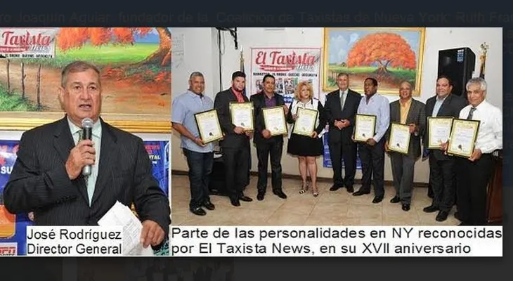 Periódico El Taxista News reconoce personalidades NY en su XVII aniversario  