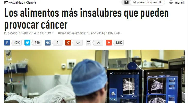 Los alimentos más insalubres que pueden provocar cáncer