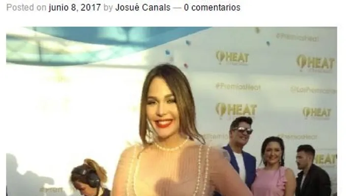 El vestido transparente de Luz García, del que todos hablan 