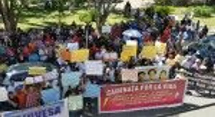 Cientos marchan en demanda de obras en San Ignacio de Sabaneta