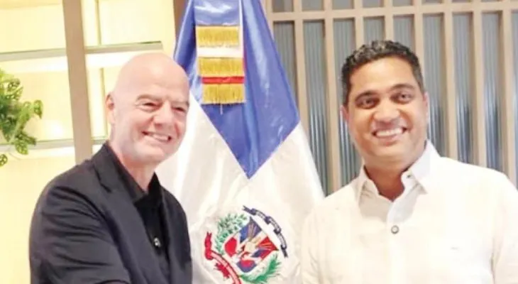 Infantino asiste a torneo en República Dominicana pese a pedido de vicepresidente de la FIFA