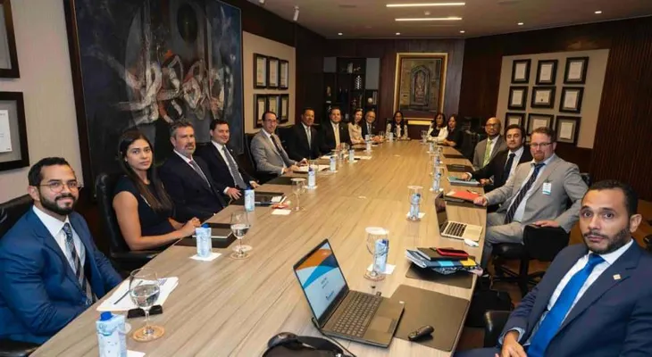 Ejecutivos Banreservas abordan con FMI perspectivas económicas