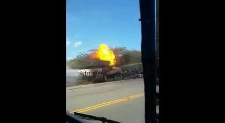 Chofer Delfín Troncoso Roa, que murió calcinado, cubría unas vacaciones (VIDEO)