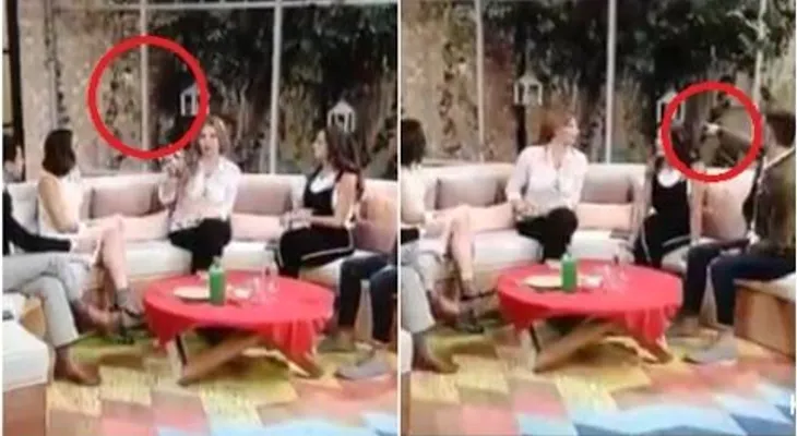 ¿Un fantasma? Una vidente vive un fenómeno paranormal en la televisión mexicana (VIDEO)