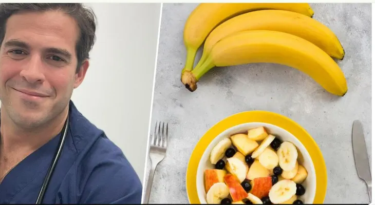 Advertencia sobre comer piña, platano o uvas por la noche