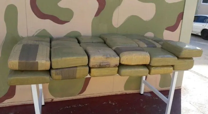 Incautan 360 libras de un cargamento parecido a la marihuana