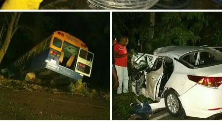 Un muerto y varios heridos en accidente carretera Higüey-Bávaro