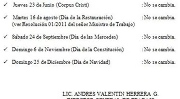 Ministerio de Trabajo  recurerda sentencia SCJ declara el 16 de agosto no laborable