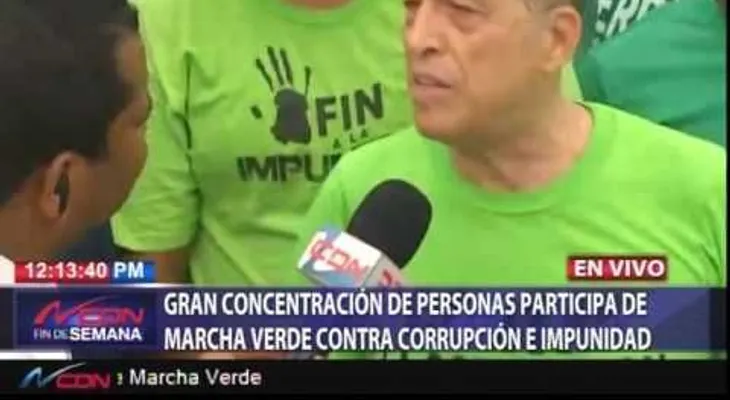 Lluvias en Marcha Verde, querían limpiar la corrupción y la impunidad; decían algunos participantes 