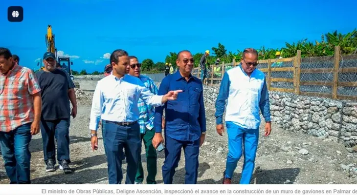 Deligne Ascención destaca avances de obras en la provincia de Azua