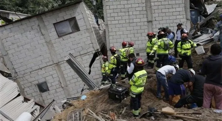 26 muertos y 36 heridos por alud en Guatemala