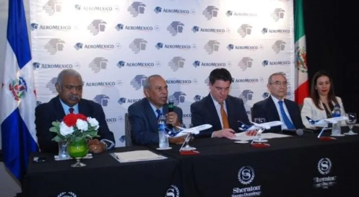 Aeroméxico anuncia vuelos directos entre Santo Domingo y México