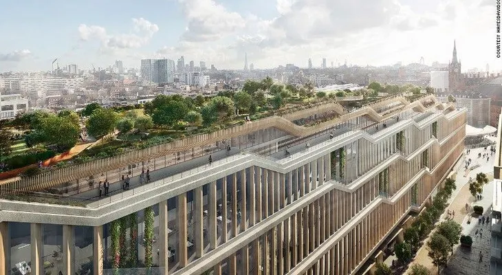 Google revela sus planes para su enorme sede en Londres