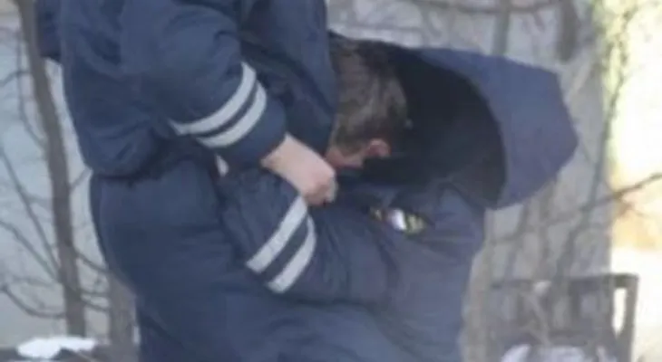 El borracho y un policía