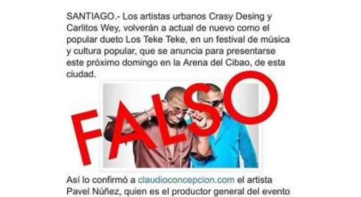 Teke Teke desmiente la noticia sobre posible junte