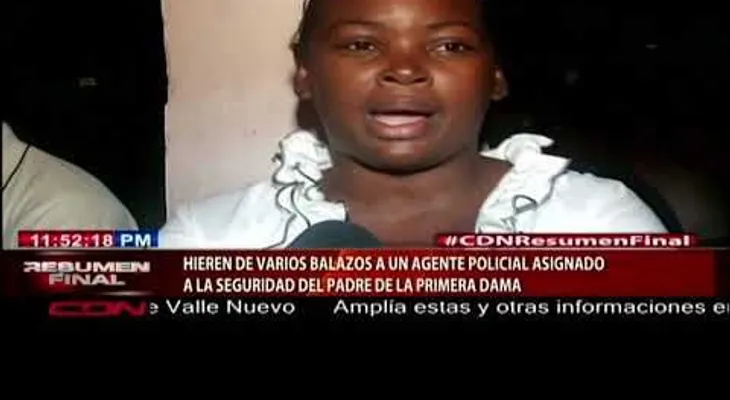Hieren de 8 balazos a un agente asignado a la seguridad del padre de la primera dama