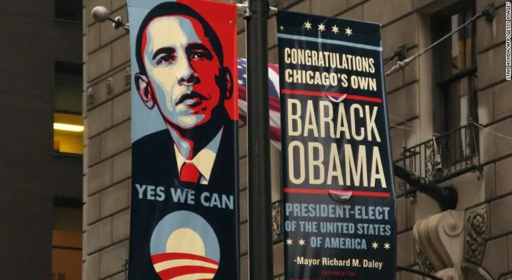 Por qué el creador del póster icónico de Obama critica a Trump... pero no dibuja a Clinton