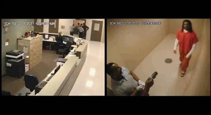 Un VIDEO muestra a preso morir tras ser aturdido con pistola 