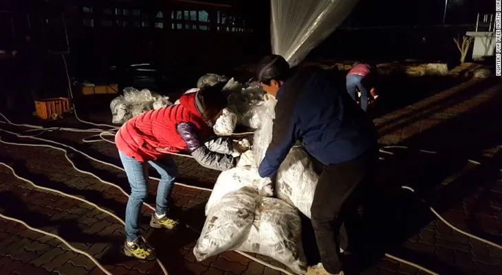 Un desertor envía globos con información sobre el asesinato de Kim Jong-nam hacia Corea del Norte