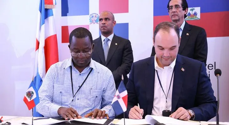 República Dominicana y Haití firman memorando de entendimiento sobre comercio