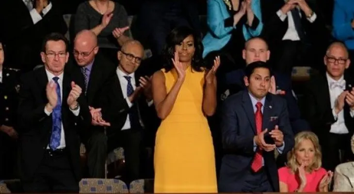 Conozca el vestido con el que Michelle deslumbró en el último discurso de Barack Obama