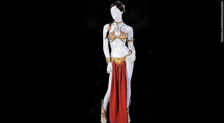 El traje de bikini de la princesa Leia, a subasta