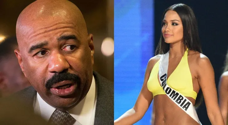 Lo que Miss Colombia le dijo a Steve Harvey