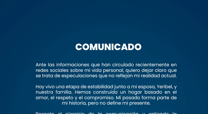 David Ortiz desmiente informaciones difundidas en redes y anuncia acciones legales para proteger su honor y vida familiar