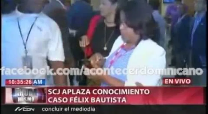 Seguridad de Felix Bautista golpea camarógrafo 