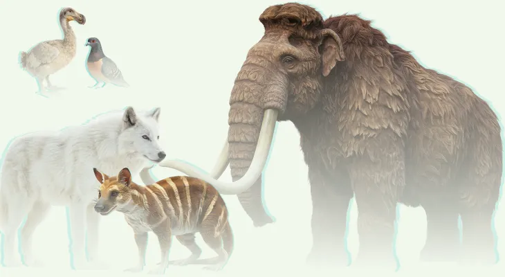 Científicos buscan 'desextinguir' al lobo terrible, el mamut lanudo, el tigre de Tasmania y el dodo
