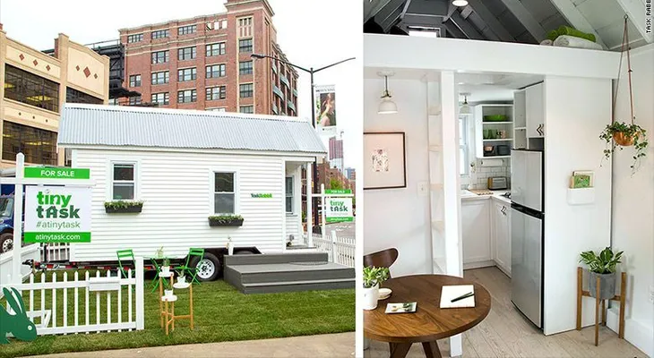 Este diminuto hogar en Nueva York fue construido en 3 días