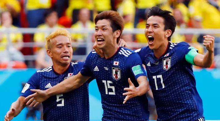 Japón sorprende a Colombia y gana 2-1 en su primer partido del grupo H
