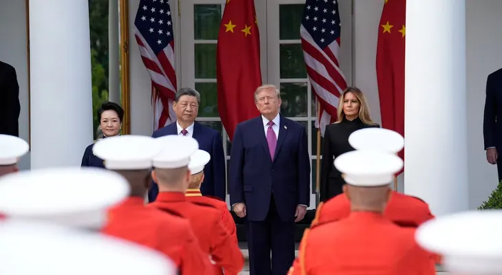 Trump ofrece cena de Estado a Xi Jinping con menú y decoración que fusionan EE. UU. y China