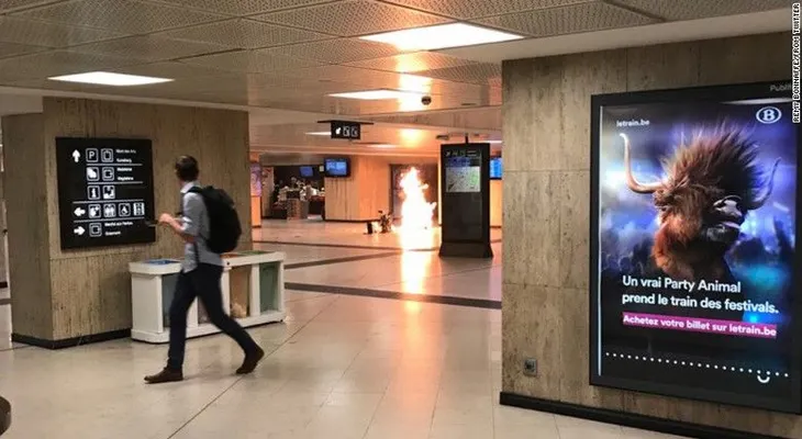 Incidente en estación de trenes de Bruselas