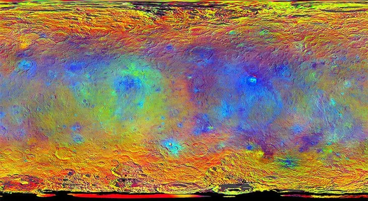 Ceres sigue asombrando: tras los puntos brillantes, brotes de energía no explicados