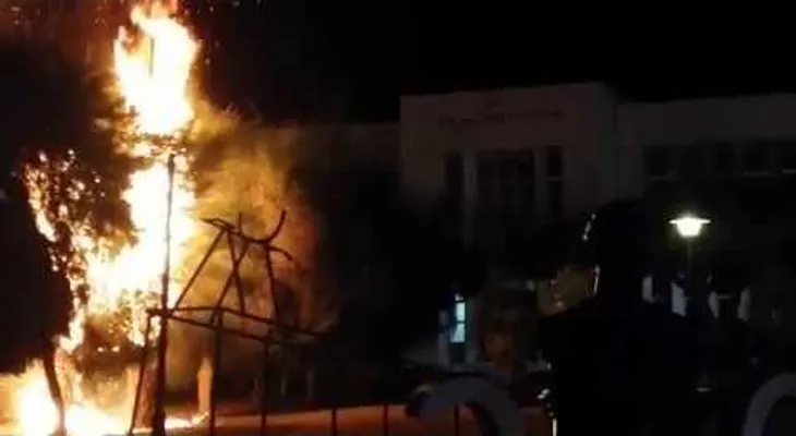 Alegados fanáticos de las Aguilas incendian pinos del Pilar Francisco Del Rosario Sánchez