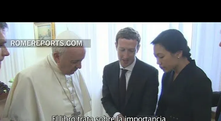 El fundador de Facebook se reúne con el papa Francisco (VIDEO)