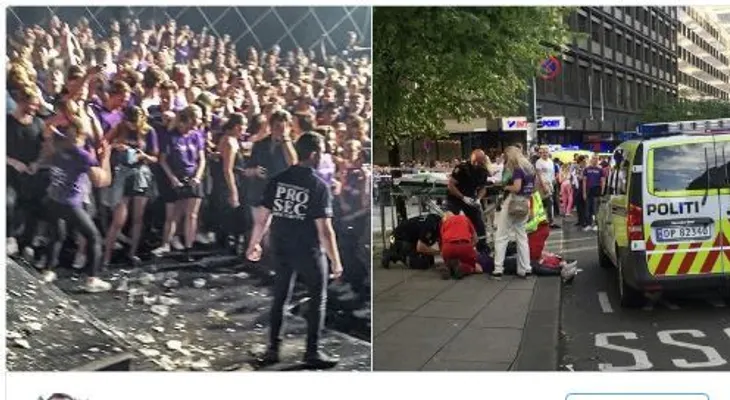 Se derrumba el techo de una sala musical durante un concierto en Oslo 