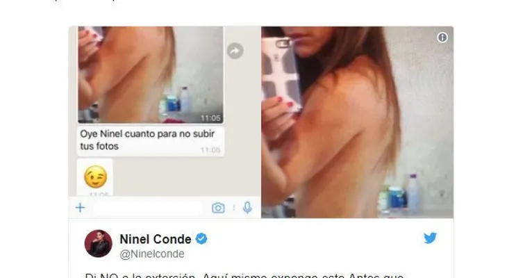 Actriz mexicana se deja ver en fotos íntimas para rechazar una extorsión