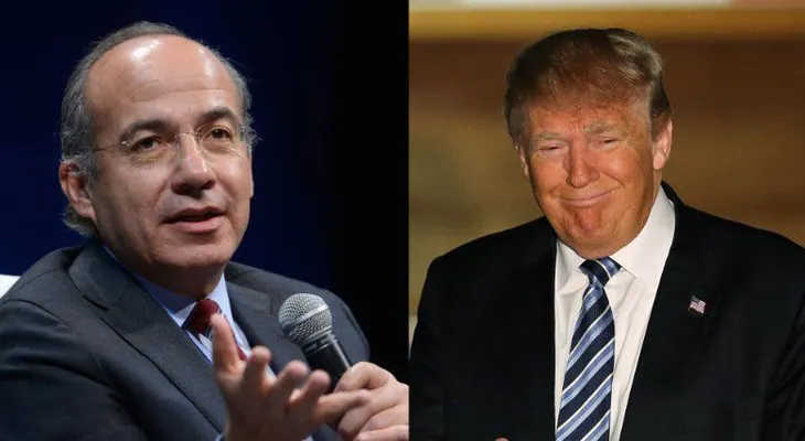 "No vamos a pagar un solo centavo por un muro estúpido", afirma expresidente Calderón sobre la propuesta de Trump