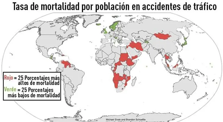 RD es uno de los países más peligrosos para conducir