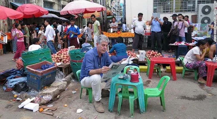 Esto es lo que nunca come el chef Anthony Bourdain
