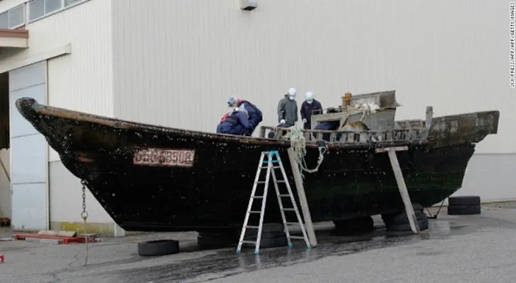 Cadáveres de barcos fantasma en Japón serían de pescadores coreanos