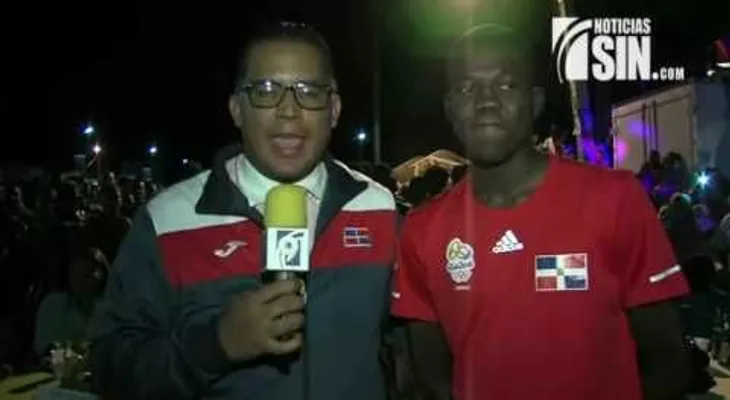 Reciben a Luisito Pie en su nativa Bayaguana tras ganar medalla de bronce en Río 2016