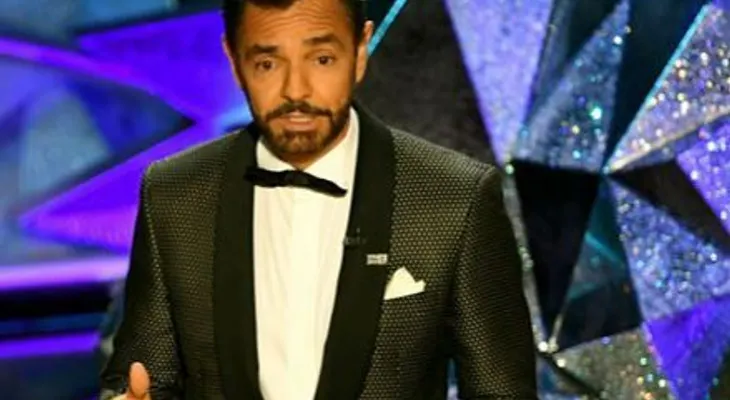El actor mexicano Eugenio Derbez y su fallida broma sobre el muro fronterizo en la gala de los Óscar